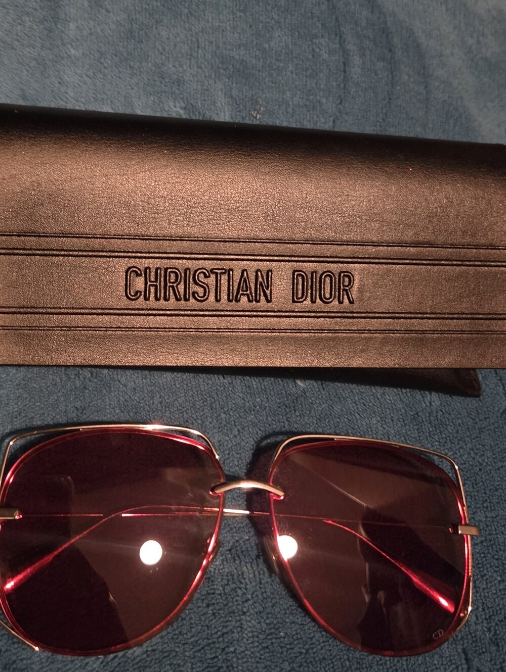 Authentic✨ RARE ✨ Christian Dior Stellaire 6 Geometric Aviator Sunglasses - Picture 13 of 15